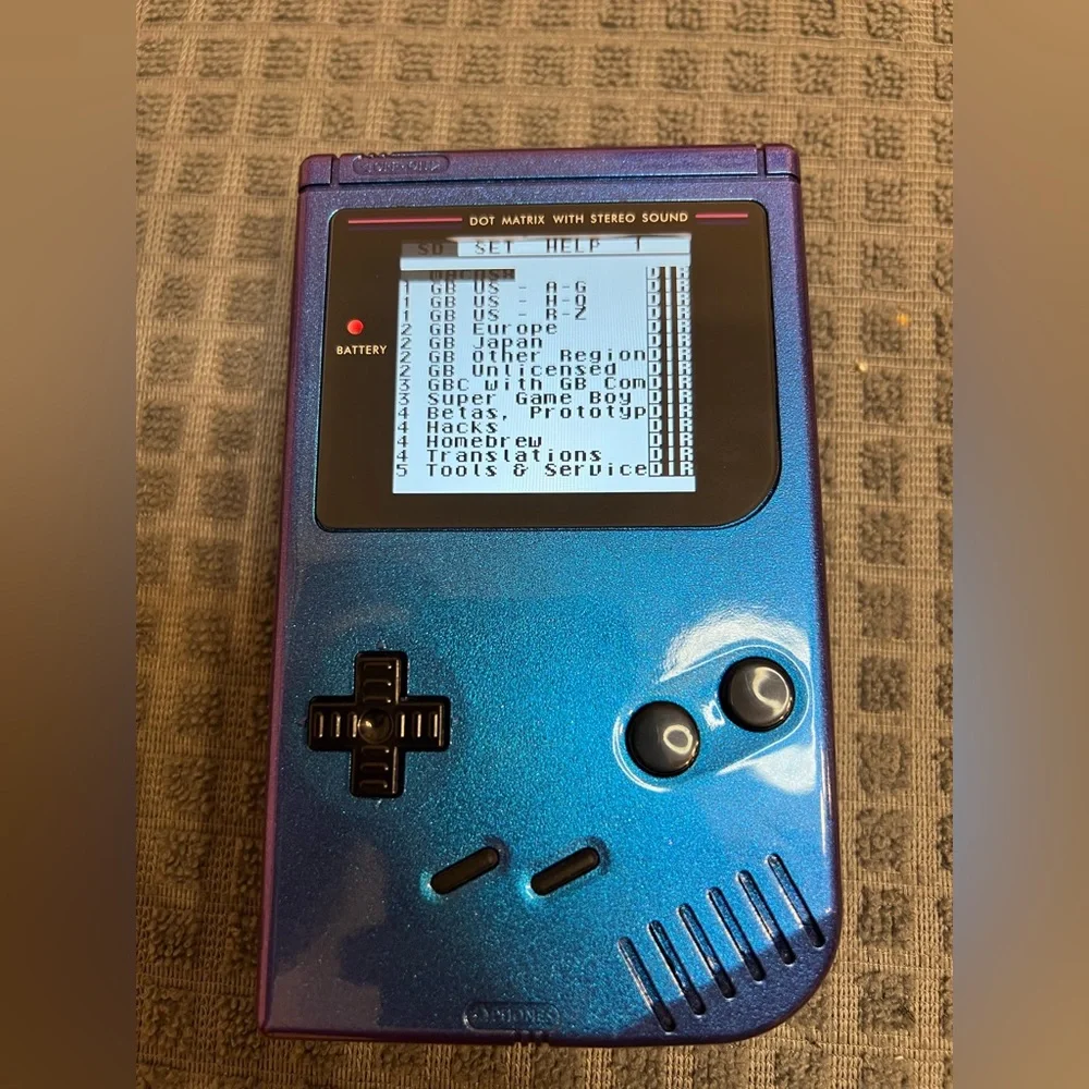 Custom Chameleon “Mystichrome” Game Boy DMG